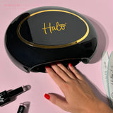 Halo LED Advanced Corded Nail Lamp Black & Gold