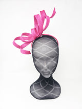 Magenta Pink Spiral Twist Fascinator