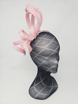 Rose Pink Spiral Twist Fascinator