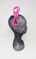 Magenta Pink Bow Loop Hairband Fascinator