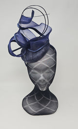 Royal Navy Perched Loop Fascinator