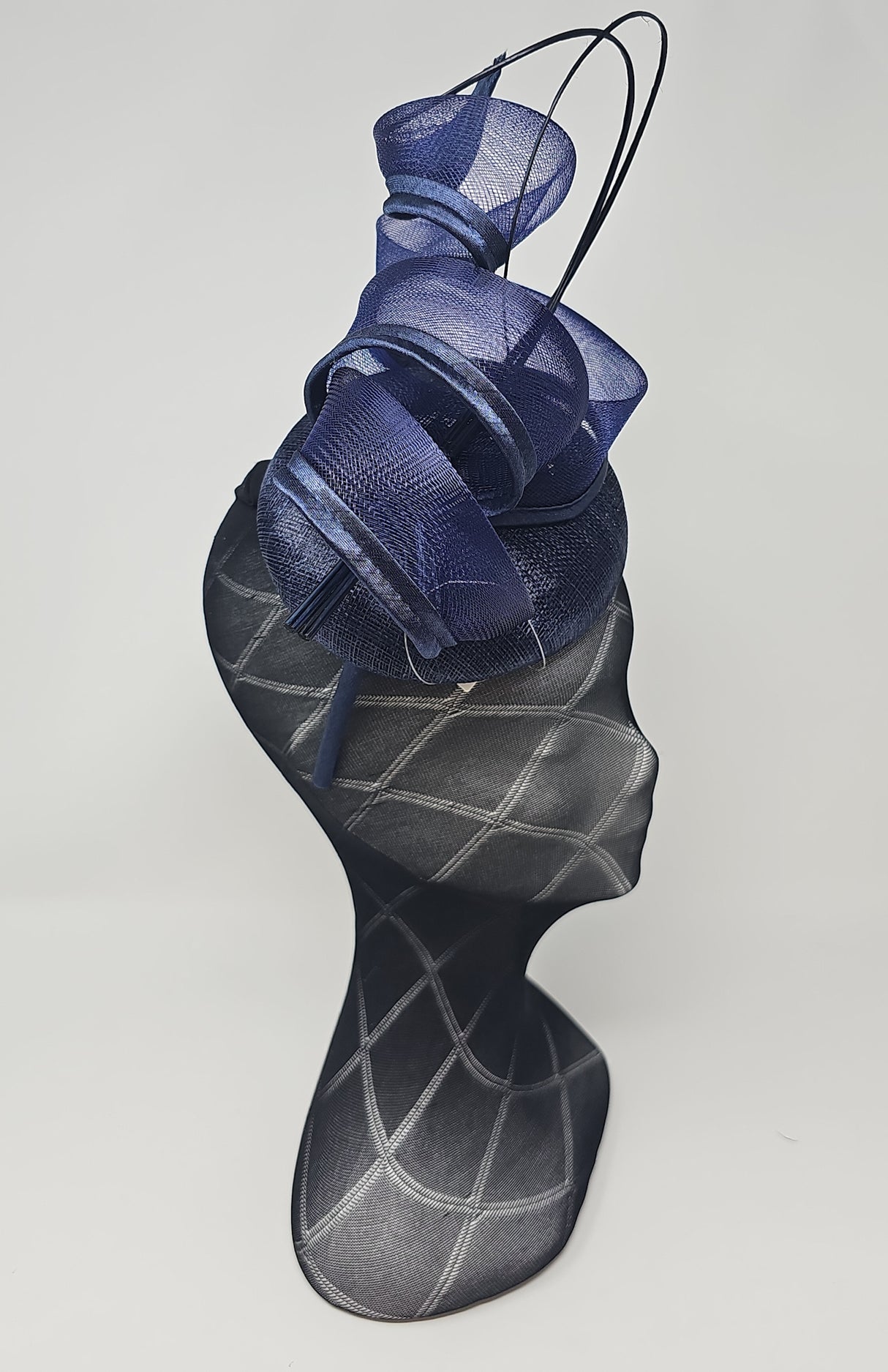 Royal Navy Perched Loop Fascinator