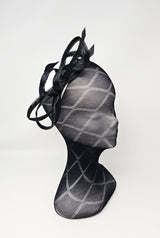 Black Bow Loop Hairband Fascinator