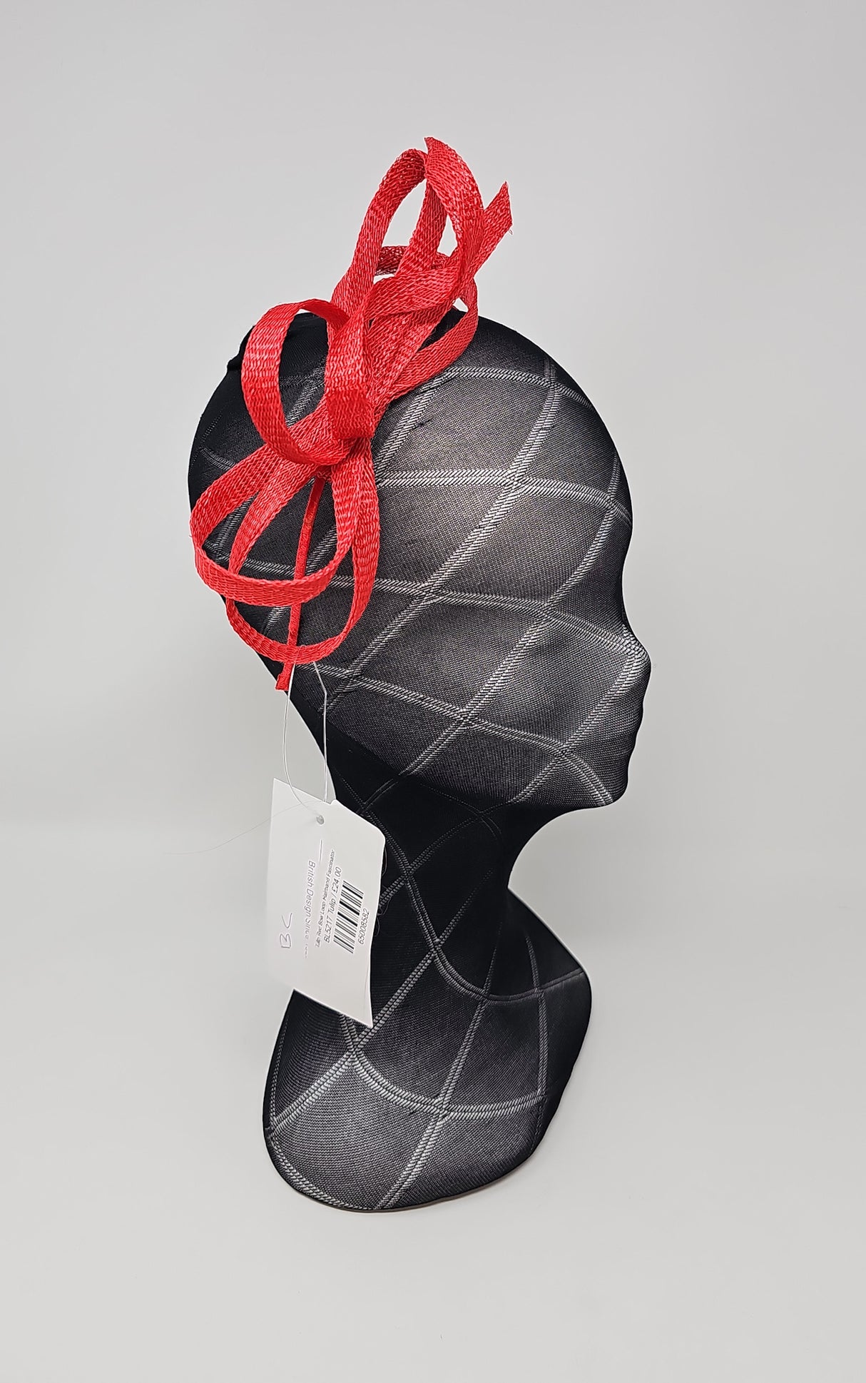 Tulip Red Bow Loop Hairband Fascinator