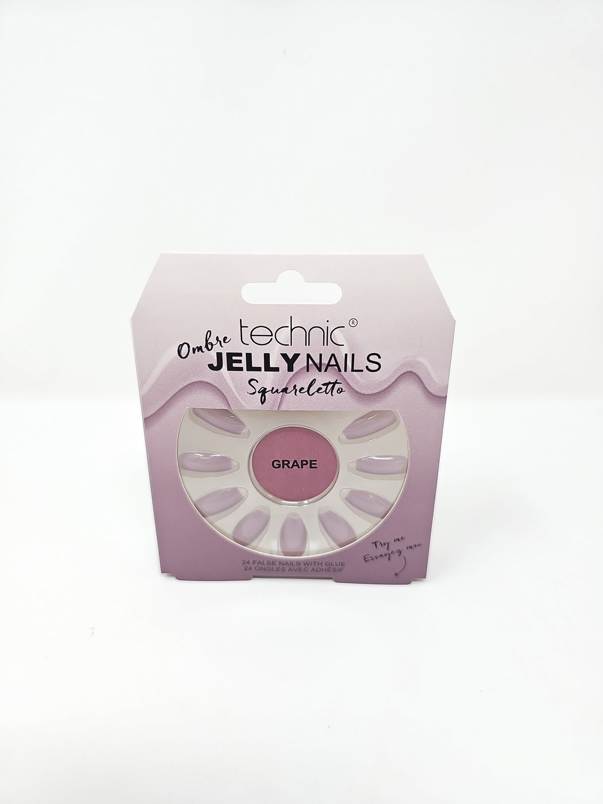 Technic Ombre Jelly Nails Squareletto Grape