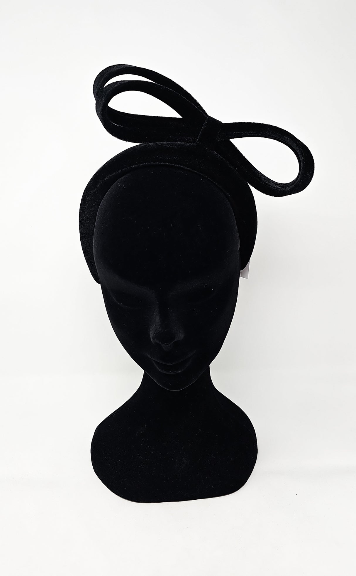 Black Velvet Bow Hairband Fascinator
