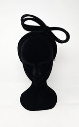 Black Velvet Bow Hairband Fascinator