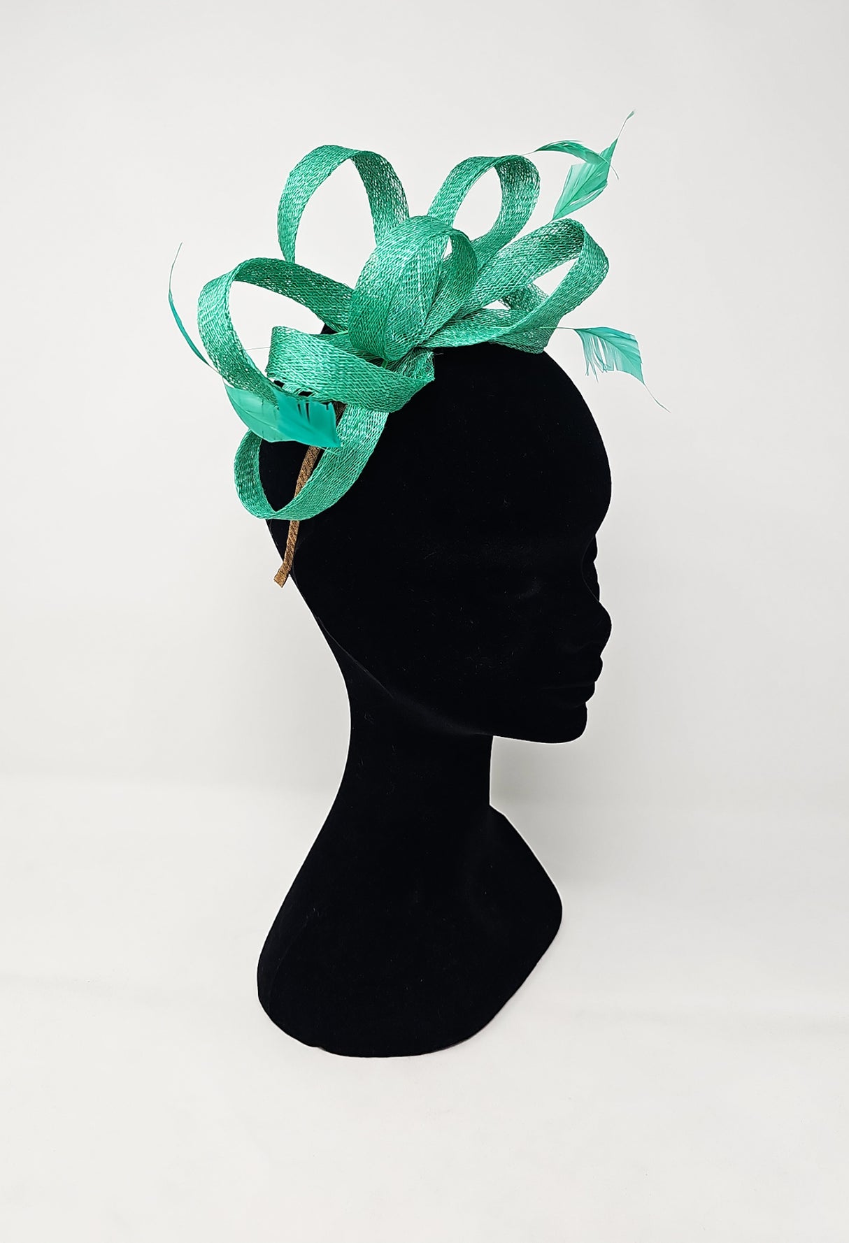 Clover Looped Feather Hairband Fascinator