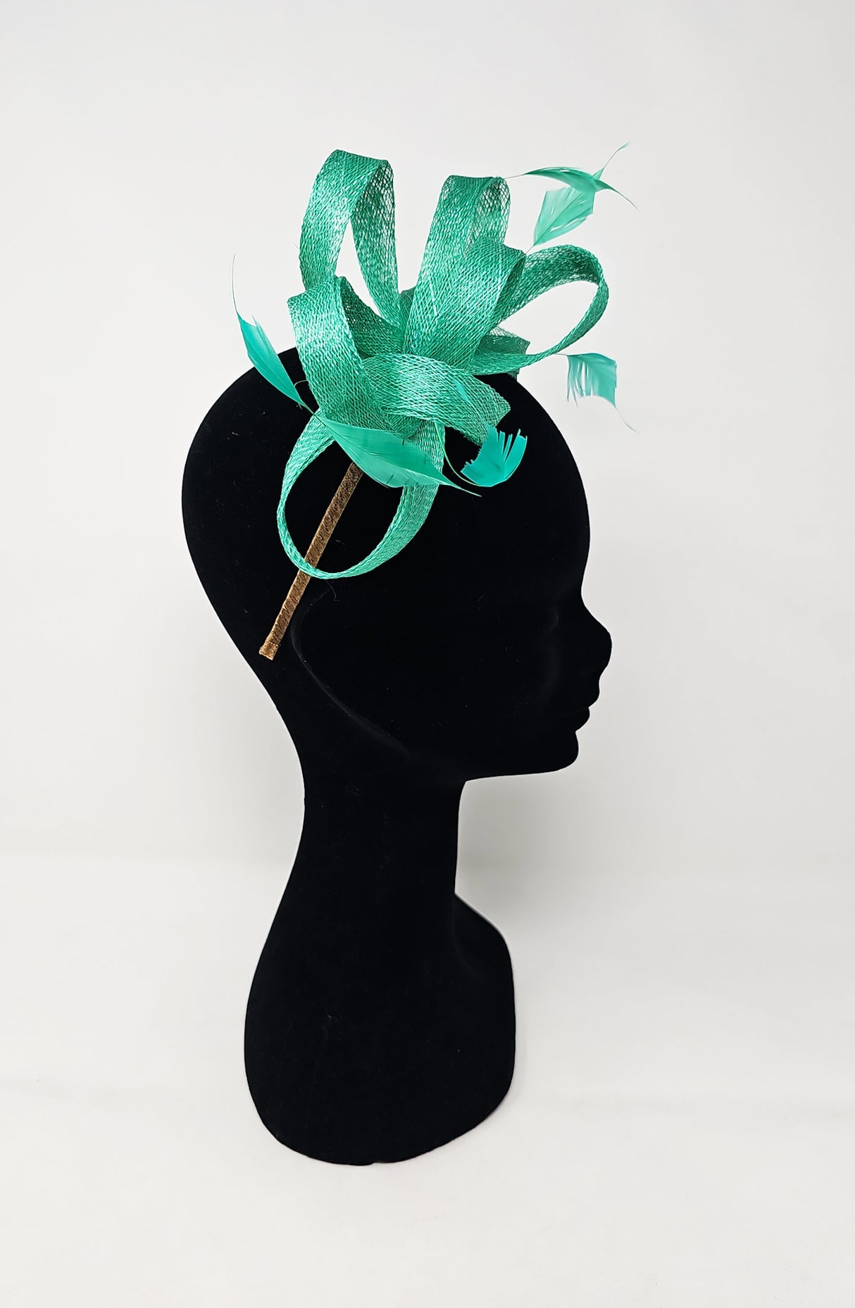 Clover Looped Feather Hairband Fascinator