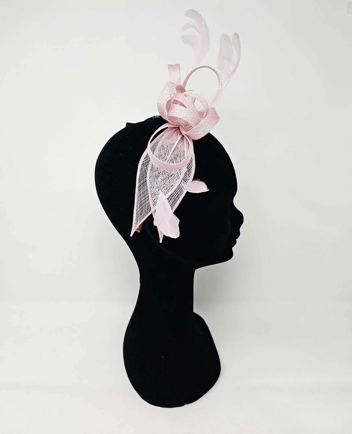 Quartz Looped Feather Hairband Fascinator