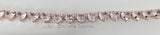 Eternity Cubic Zirconia Rose Gold Heart Bracelet