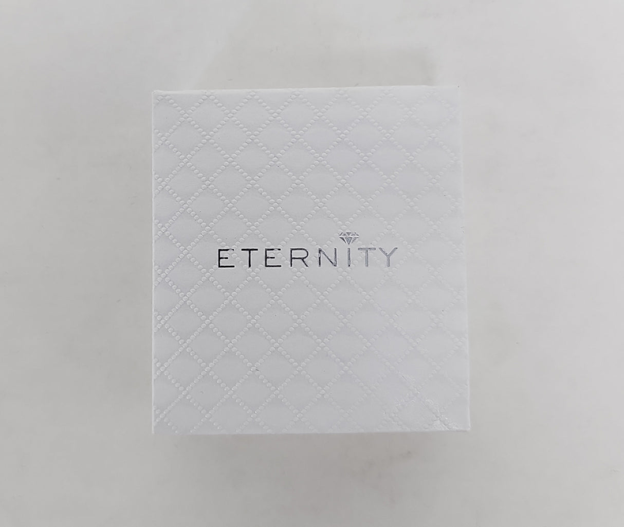 Eternity Silver Crystal Stud Earrings