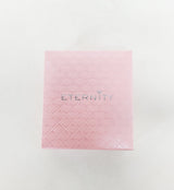 Eternity Square Silver Crystal Stud Earrings