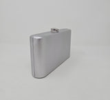Silver Shimmer Heart Box Clutch Bag