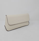 Keddo Cream Matte Oblong Handbag