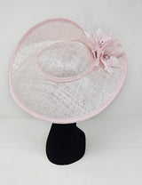 Metallic Sorbet Pink Disc Floral Hairband Fascinator