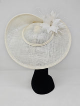 Metallic Ivory Disc Floral Hairband Fascinator