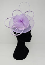 Wisteria Lilac Petal Disc Fascinator
