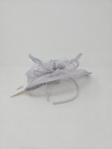 Pale Grey Half Moon Hairband Fascinator