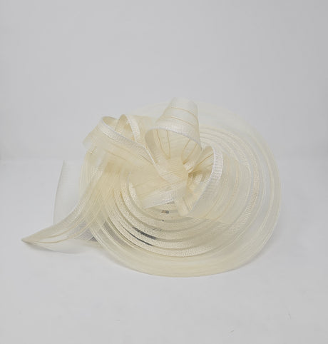 Ivory Looped Layered Bridal Fascinator