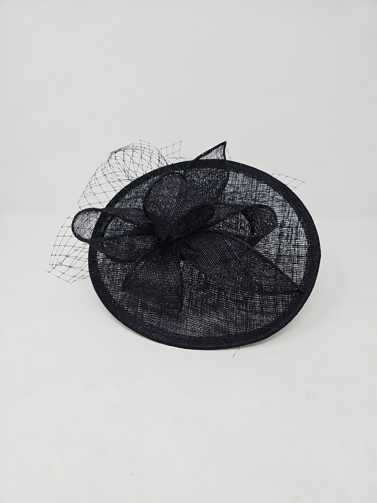 Black Disc Hairband Fascinator