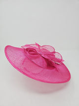 Lipstick Pink Disc Hairband Fascinator
