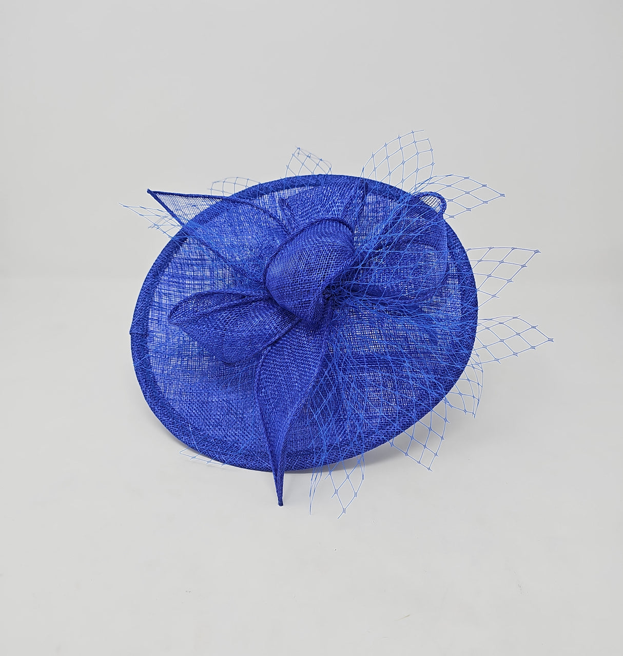 Lapis Blue Disc Hairband Fascinator
