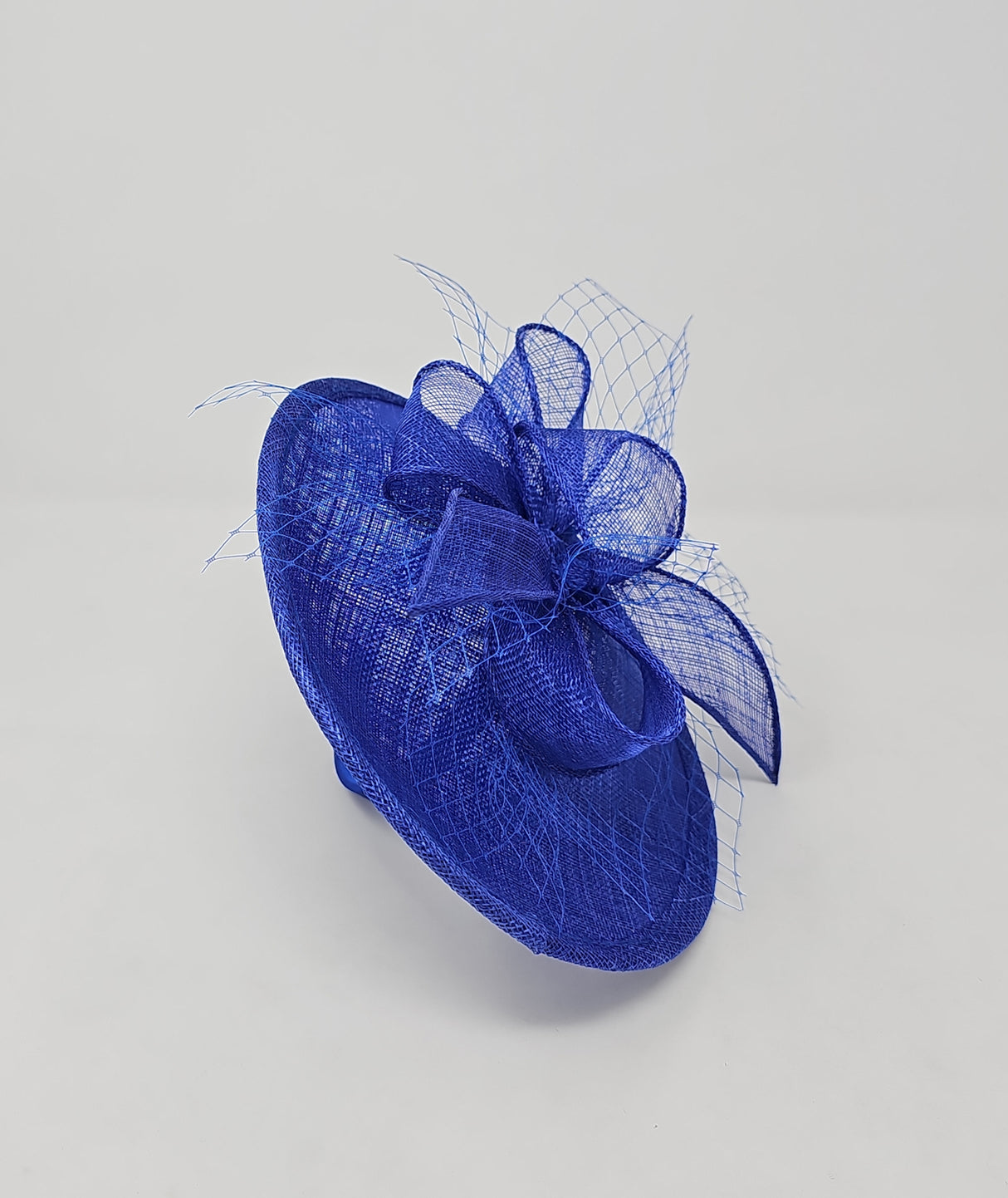 Lapis Blue Disc Hairband Fascinator