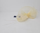 Ivory Crin Layered Looped Fascinator