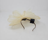 Ivory Crin Layered Looped Fascinator