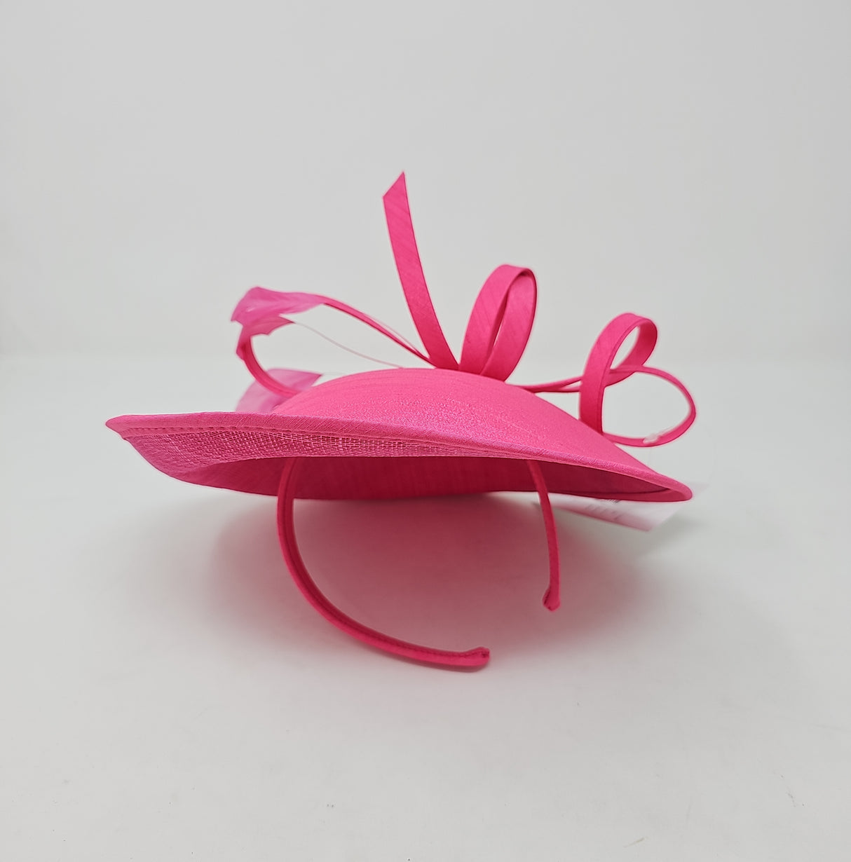 Lipstick Pink Material Disc Hairband Fascinator