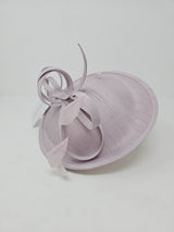 Sorbet Pink Material Disc Hairband Fascinator