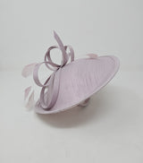 Sorbet Pink Material Disc Hairband Fascinator