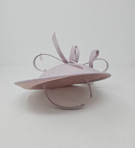 Sorbet Pink Material Disc Hairband Fascinator