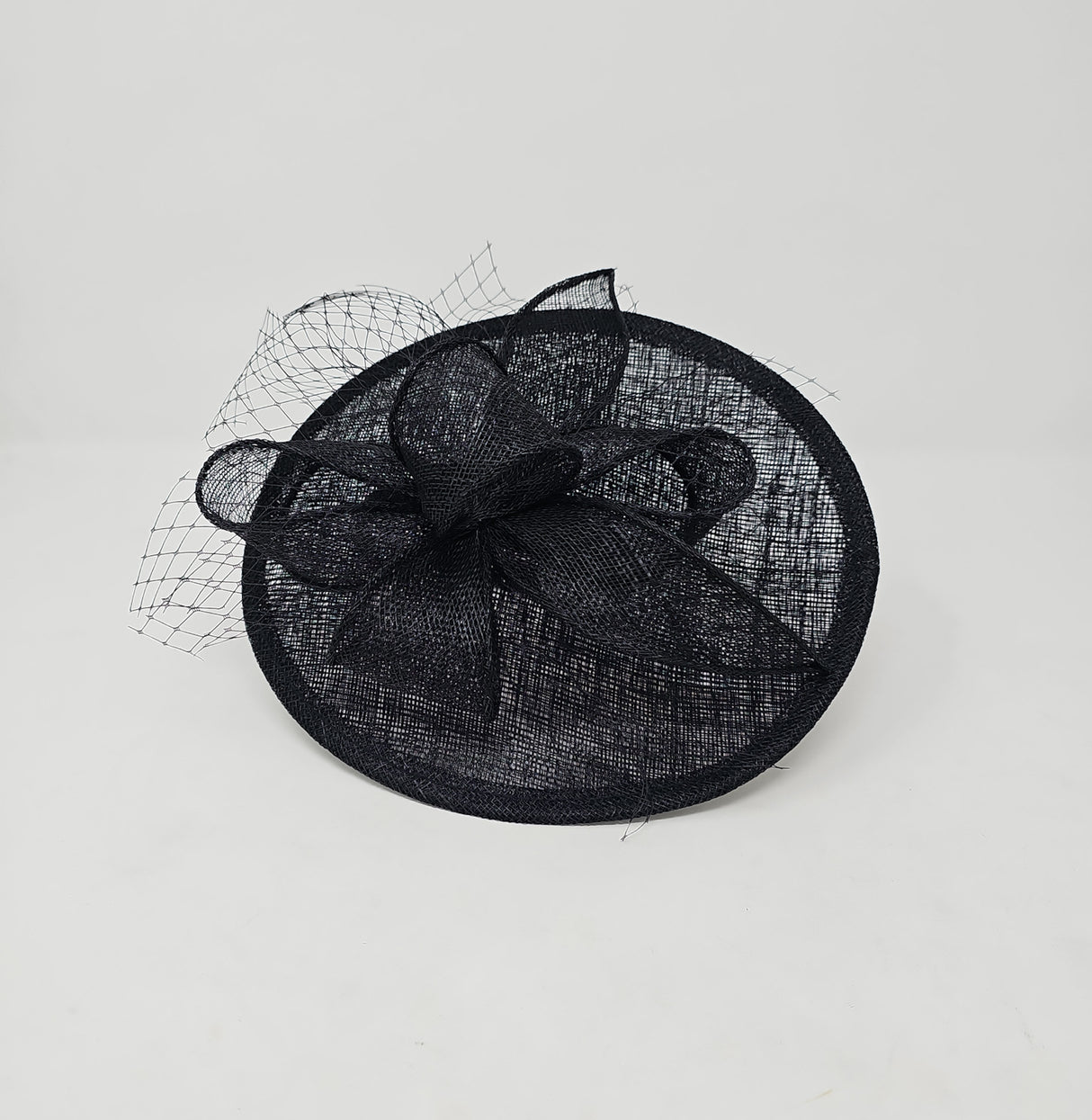 Black Disc Hairband Fascinator