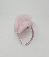 Sorbet Pink Net Hairband Fascinator