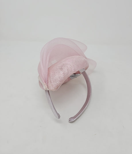 Sorbet Pink Net Hairband Fascinator