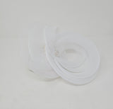 Perched White Layered Hairband Fascinator