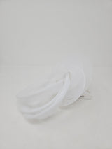 Perched White Layered Hairband Fascinator