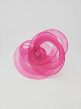 Perched Lipstick Pink Fascinator