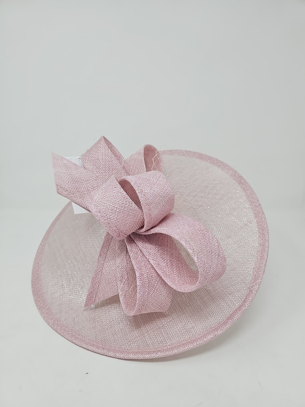 Metallic Sorbet Pink Looped Feather Hatinator