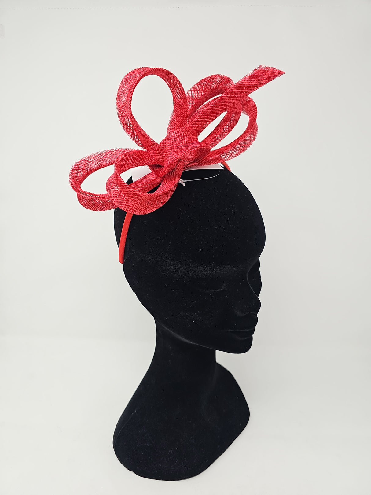 Tulip Red Loop Hairband Fascinator