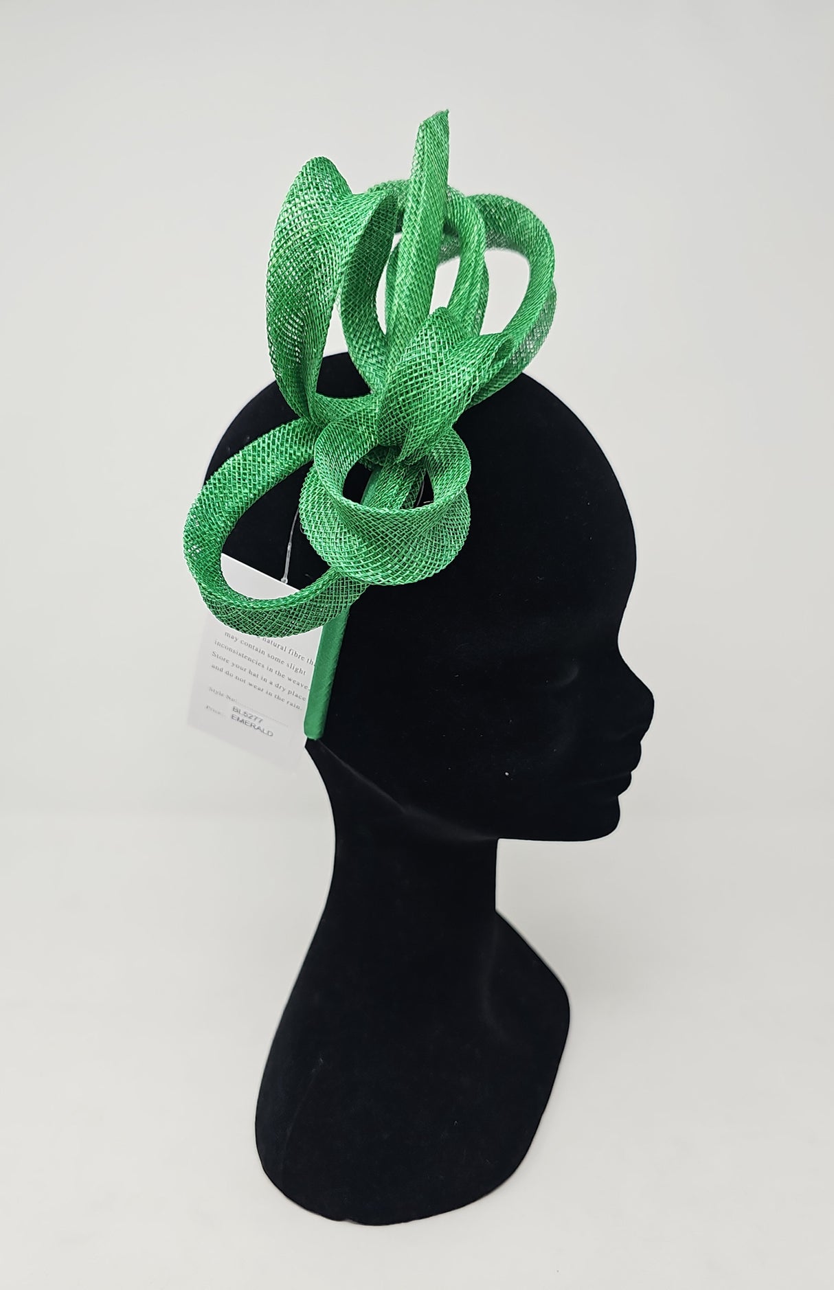 Emerald Green Loop Hairband Fascinator