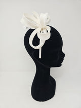 White Loop Hairband Fascinator