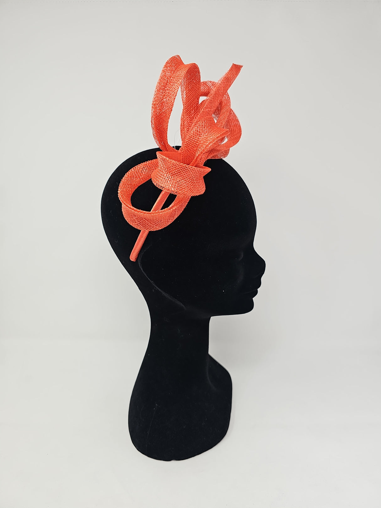 Orange Loop Hairband Fascinator