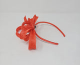Orange Loop Hairband Fascinator