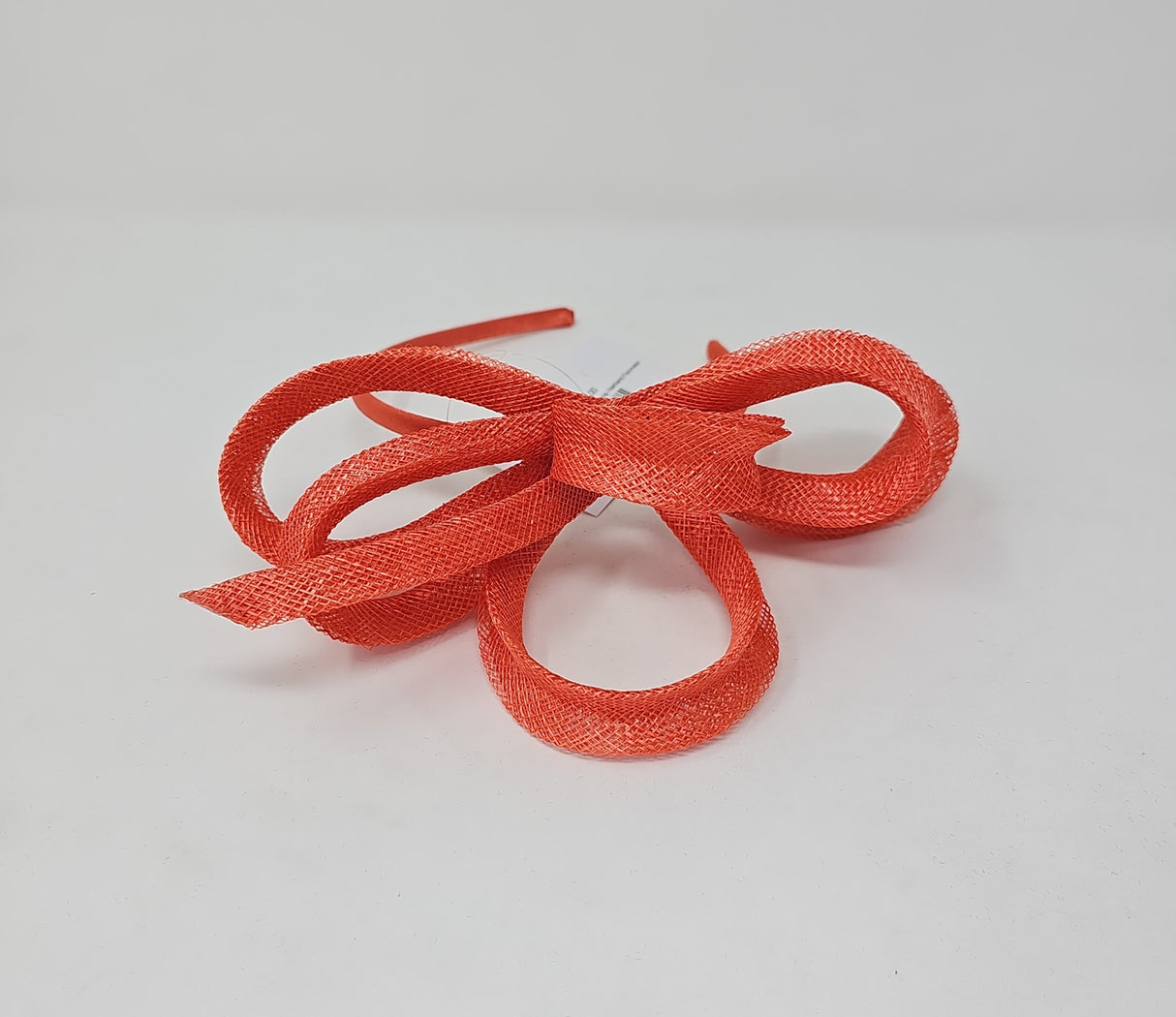 Orange Loop Hairband Fascinator