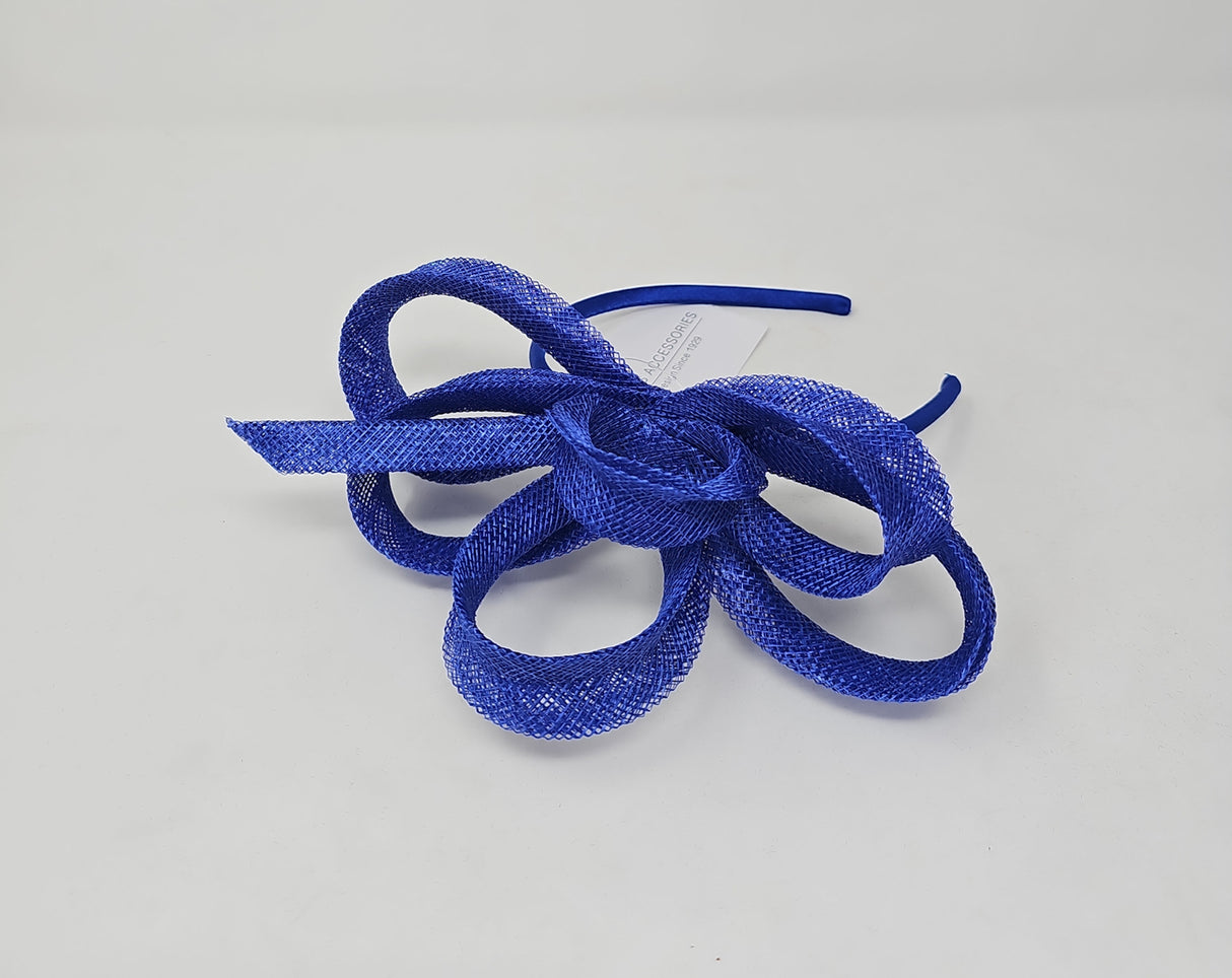Lapis Blue Loop Hairband Fascinator
