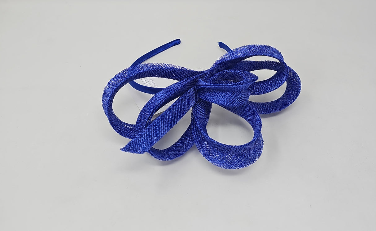 Lapis Blue Loop Hairband Fascinator