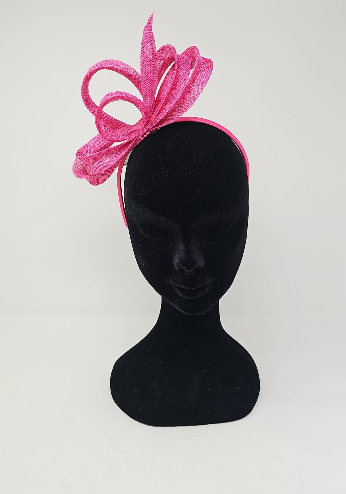 Lipstick Pink Loop Hairband Fascinator